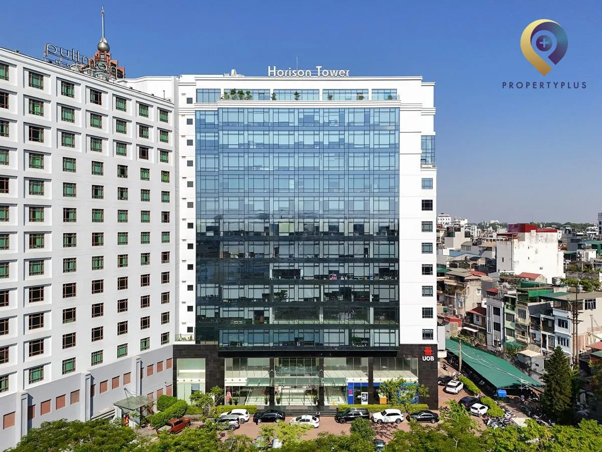 Horison Tower full building exterior in Dong Da, Hanoi.
